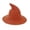 Saffron 06#, variant on Lightweight Stretchy Halloween Pointed Wizard Hat, Wide Brim Witch Hat Costume Accessory, Comfort Fit for Halloween Themed Party, Role Play & Daily Styling Orange
