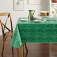 Way to Celebrate Easter Grass Vinyl Tablecloth, Green, 60"W x 102"L
