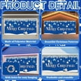 thumbnail image 6 of 1pc, Merry Christmas Pattern Garage Door Banner Decorations Christmas Garage Door Decorations, Single Garage, Garage Door Banner Set, Oversized Christmas Backdrop, 6 of 7