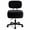 Black, variant on Adjustable Height Vanity Chair with Backrest, Plush Faux Fur Rolling Makeup Stool with Hidden Storage, Swivel Desk Chair for Bedroom Dressing Room, White