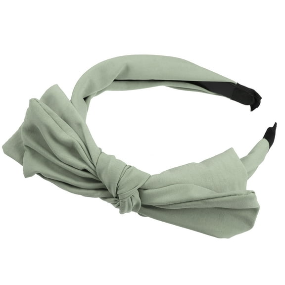 Vocoste Big Bowknot Headband Hairband for Women Green 1.2 Inch Wide 1 Pcs