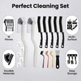 thumbnail image 2 of 16 Pcs Crevice Cleaning Brush Set, Hard Bristle Scrub Brush for Deep Cleaning, Ideal for Kitchen, Bathroom, Tiles, Bottles, and Blenders, 2 of 9