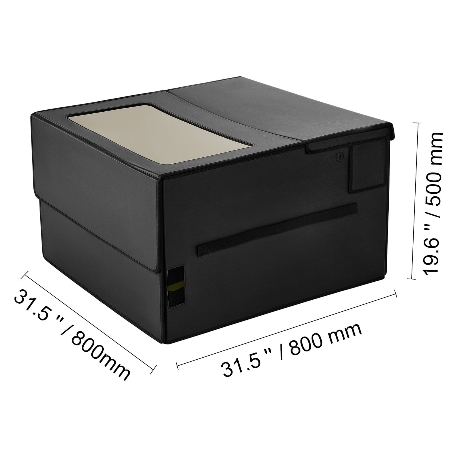 KFFKFF Laser Carving Machine Protective Housing, Dimensions 31.5 x 31.5 x 19.6", Fire Resistant and Flameproof Safety Shield, Equipped with Ventilation Fan and Tube, Shields Against Smoke