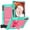 Green/Pink, variant on Kebiory for KADYBE D106 Tablet Case,for MEIZE D106 Tablet Case,Shockproof Kids Rugged Case with Shoulder Strap for KADYBE D106/MEIZE D106/VOZIZOV D106/FEONAL Android 14 10inch Tablet(Black)