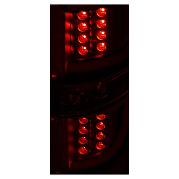Anzo LED Tail Lights (Black) - 311257 Fits select: 2009 FORD F150, 2013-2014 FORD F150 SUPER CAB