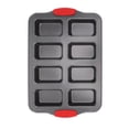 thumbnail image 1 of Molde Para Pan Para Hornear, Mini Molde Para Pan De 8 Cavidades, Distribución Uniforme Del Calor Con De Silicona Para Brownie, 1 of 7