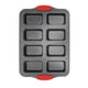 thumbnail image 1 of Molde Para Pan Para Hornear, Mini Molde Para Pan De 8 Cavidades, Distribución Uniforme Del Calor Con De Silicona Para Brownie, 1 of 7