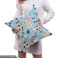 thumbnail image 4 of Ambesonne Retro Fabric by the Yard Upholstery, Hipster Animals Bow Tie, 3 Yards, Multicolor, 4 of 4