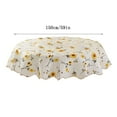 thumbnail image 3 of Ngheia Round Table Cloth Disposable Table Cloth, Round Table Cloth Tablecloth Wipeable Table Cover for Kitchen and Dining Room (Sunflower 60, Tablecloth*, 3 of 6