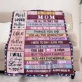 thumbnail image 2 of LHSHID Mom Gifts from Daughter Son Mom Birthday Gifts Best Gift for Mom Mom Gift for Mothers Day Christmas Mom Mother Blanket Gift 60"x80", 2 of 6