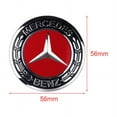 thumbnail image 3 of 4pcs 56/60/65mm Car Wheel Center Hub Cap Sticker Accessories For Mercedes benz B/C/E/S Class A Class C200L W203 W204 W205 W212 65mm Benz sticker, 3 of 6