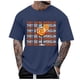 thumbnail image 4 of Ceisia Men's Tshirt Loose Fit Short Sleeve Vintage Graphic Letter Print Summer Fall Tee Tops Oversized Streetwear Navy XL Gifts, 4 of 4