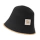 thumbnail image 2 of Sombrero de cubo para mujer, gorra de playa versátil y moderna para acampar, ir de compras, viajes por la calle Negro, 2 of 8