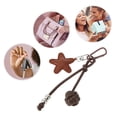 thumbnail image 4 of Unique Bargains 1 Pc Handbag Charm Star Pattern Bag Charm Coffee Color, 4 of 5