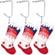 thumbnail image 5 of 5 PCS Mantel Hooks Hanger, Christmas Stocking Holders, Christmas Medias Clip, antideslizante Safety Hang Grip Chimenea Gancho para la decoración de la fiesta de Navidad Adepaton CJWUS-1623, 5 of 8