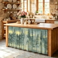 thumbnail image 6 of Green Forest Cabinet Curtain 32"Wx55"L, Dustproof Pantry Door Curtain with Self Adhesive Tape, Modern Oil Painting Art Botanical Tall Storage Cover Privacy Drape for Bathroom Kitchen Laundry Room, 6 of 9
