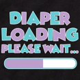 thumbnail image 2 of CafePress - Diaper Loading Please Wait - Cute Infant Bodysuit Baby Romper - Size Newborn - 24 Months, 2 of 3