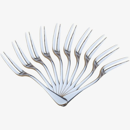 

Fruit fork stainless steel 1010 two-toothed fork cake fork cake fork Western small fork custom LOGO