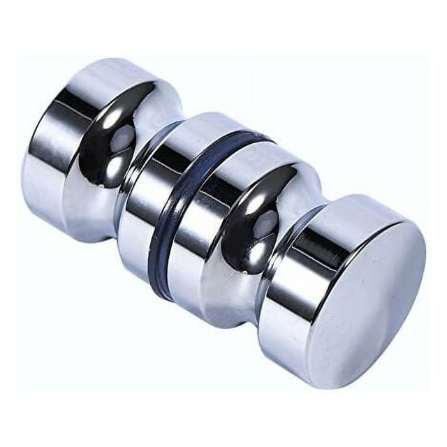 Single-Sided Design for a Sleek Bathroom Grip Round Glass Shower Door Handle