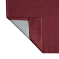 thumbnail image 2 of Mainstays Solid Twill Blackout Curtain Panel and Sheers, Set of 4, Merlot, 27.5" W x 95" L, 2 of 10