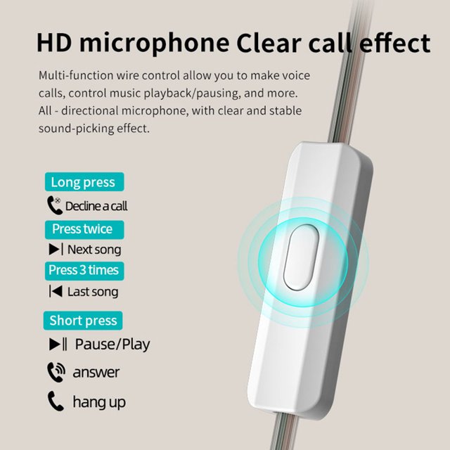 Audífonos KZ EDCX con cable para juegos de música deportiva (gris con micrófono) Ehuebsd Para estrenar