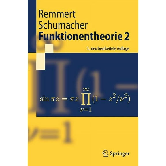Springer-Lehrbuch Funktionentheorie 2, (Paperback)
