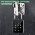 thumbnail image 4 of Lock Smart Landlock Bt Kypad Lock Smart Entrada de la Puerta de Entrada Combinación de Bloqueo Aplicacia Resistente Al Agua de Bloqueo Activado Para La Puerta Domiciliaria, 4 of 5