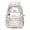 1-White, variant on Clear Backpack Shoulder Bag Stadium Approved and for Outdoor Event Concerts and Sport Activities Clear Gift Bags