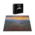thumbnail image 3 of Ambesonne Appalachian Jigsaw Puzzle Durable Cardboard, Picturesque Sunset NC, 1000 pcs, Multicolor, 3 of 5