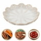 thumbnail image 3 of Forma de flores Snack plato de cerámica plato de plato de placa de condimento de salsa., 3 of 6