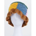 thumbnail image 5 of Kukuzhu Women's Crochet Fisherman Hat Knitted Handmade Foldable Casual Cap Fashion Cute Comfortable 2023, 5 of 5