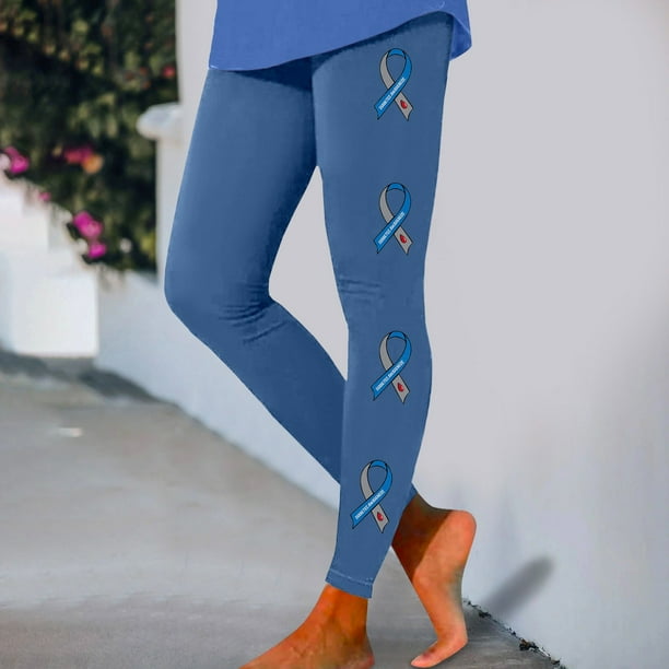 WILLBEST Leggings de Entrenamiento Casuales con Estampado de Cintas Y Bloques de Color para Mujer, Pantalones de Yoga Suaves Y Elásticos para Un Uso Cómodo En Fitness Chica