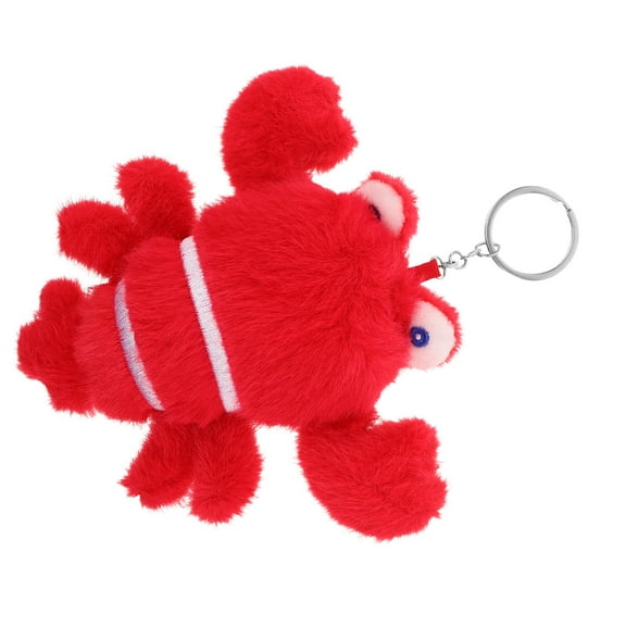MUSEYA Ocean Animal Figurine Plush Lobster Keychain Red 1 PCS as Keychain Charm for Special Occasions