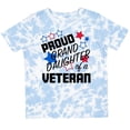 thumbnail image 3 of Inktastic Proud Granddaughter of a Veteran Veterans Day Girls Toddler T-Shirt, 3 of 5