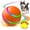 Orange, variant on Pounca Ball for Dogs, Interactive Dog Ball, Auto Rolling & Bouncing Pet Ball with LED Lights, 2 Play Modes, USB Rechargeable Toy for Dogs & Cats