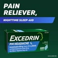 Excedrin PM Sleep Aid with Headache Relief Caplets for Nighttime