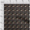 thumbnail image 2 of oneOone Viscose Chiffon Black Fabric Sports Sewing Fabric By The Yard Printed Diy Clothing Sewing Supplies 42 Inch Wide, 2 of 5