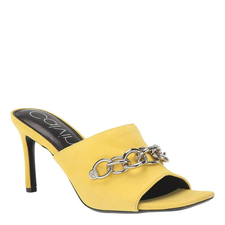 Calvin klein yellow sandals online