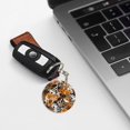 thumbnail image 6 of Naloa Dogs Different Breeds Print Round Keychain Keychain Key Ring, Key Tag, Key Chain Bulk for Gift Accessories (Round), 6 of 7