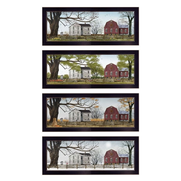 Trendy Decor 4U Four Seasons Collection Ii Framed Wall Art V274-712
