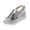 Silver_1, variant on Willtoo Wide Width Platform Wedge Sandals for Women: Comfortable Low Heel Open-Toe Summer Shoes with Adjustable Ankle Strap