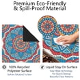 thumbnail image 4 of Mandala Mahjong Mat for Table, 31.5*31.5in Anti Slip American Mahjong Table Cloth, Noise Reduction, Neoprene Mah jongg Mat with Carrying Bag & 3 Dices, Mahjong Accessories Gift, Board Tile Games Mats, 4 of 7