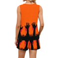 thumbnail image 4 of Women's Pajama Sets Halloween Print Sleeveless 2 Piece Set Tank Top and Shorts for Parties and Everyday Casual Outfits 06 3Xl, 4 of 6