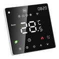 thumbnail image 1 of AC 90 to 240V LCD Color Touchscreen Smart Thermostat Programmable Temperature Controller Panel  for, 1 of 8