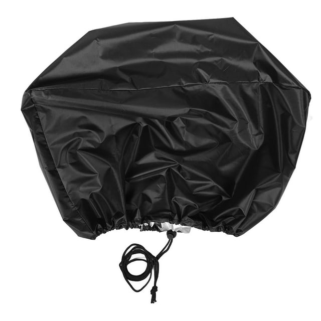 WRITWAA 1Pcs Black Kayak Motor Cover for Sun and Rain Protection with 210D Fabric