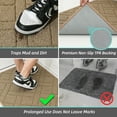 thumbnail image 3 of Floor Hug Doormat Indoor 24"x36", Front Door Mat Non-Slip for Entrance, Absorbent Resist Dirt Door Rug for Inside, Low-Profile Welcome Mat, Entryway Rug Floor Mats Machine Washable, Beige, 3 of 8