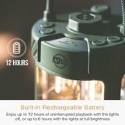 MEE audio lightSPKR Bluetooth Wireless Speaker + Camping Lantern IPX6 Water Resistant (Forest Green)