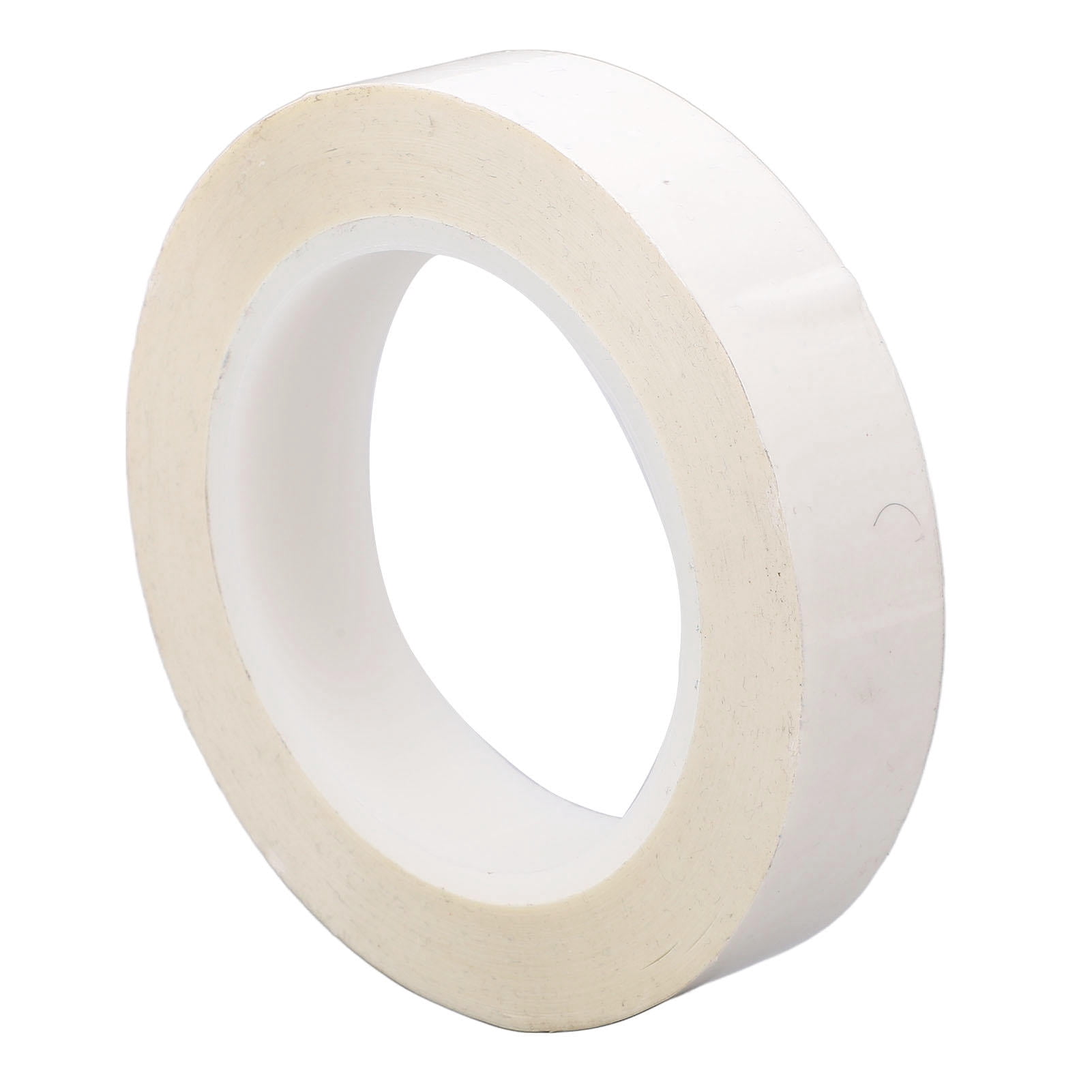 Yajisi 5-Pack 0.05mm PET Heat-Resistant White Adhesive Tape – 25mm Width, 66m Total Length, Ideal for Electrical Insulation & Motor Component Fixing