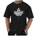 thumbnail image 3 of NinXxx Men's Spring Summer National Day Vintage Distressed Print Top Black M, 3 of 6