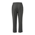 thumbnail image 5 of Zimjoy Active Athletic Pants for Men Stretch Drawstring Wasit Track Pants Casual Open Bottom Joggers for Workout, Dark Gray M, 5 of 8